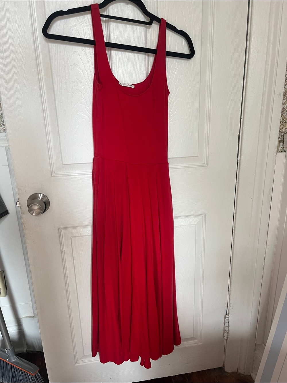 Sleeveless Red Maxi Dress by Reformation